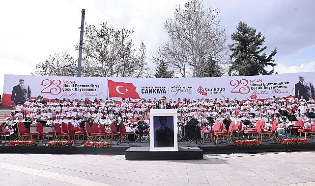 Çankaya’da 23 Nisan Ulusal Egemenlik ve Çocuk Bayramı coşkuyla kutlandı