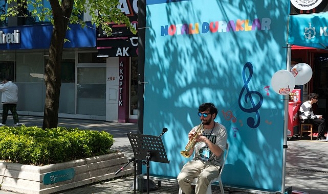 Cumhuriyet Bulvarı’nda 23 Nisan’a özel “Notalı Duraklar”