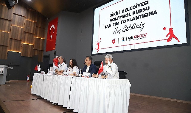 Dikili Belediyesi’nden  Voleybol Altyapısına Güçlü Adım