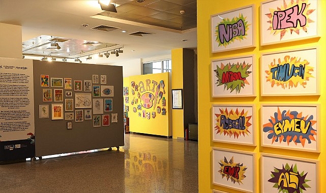 ‘Küçük Ressamlar’ 23 Nisan Çocuk Sergisi Sefaköy Galeri Küp’te