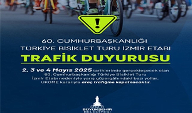Trafikte Cumhurbaşkanlığı Türkiye Bisiklet Turu düzenlemesi