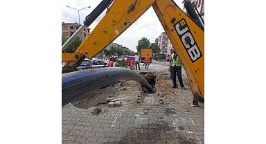 200 metrelik hat kazı yapılmadan yenilendi