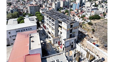 Eşrefpaşa Hastanesi inşaatı beşinci kata ulaştı