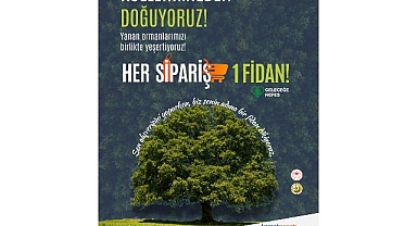 Her sipariş bir fidan oluyor