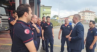 Başkan Sezer Kahraman İtfaiyecilerin Haftasını Kutladı