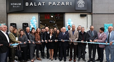 Nilüfer’in modern pazar alanı Balat’ta hizmete açıldı
